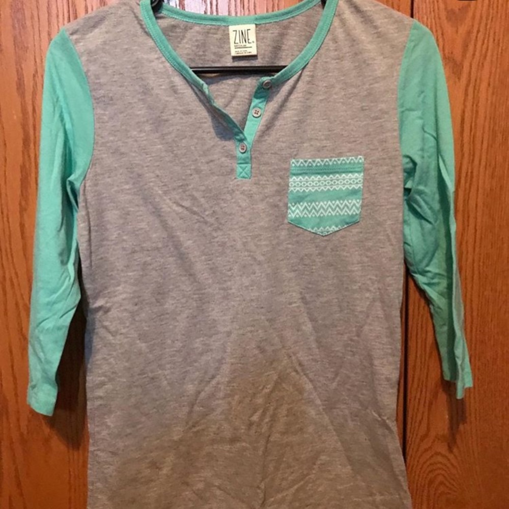 3/4 sleeve Baseball tee